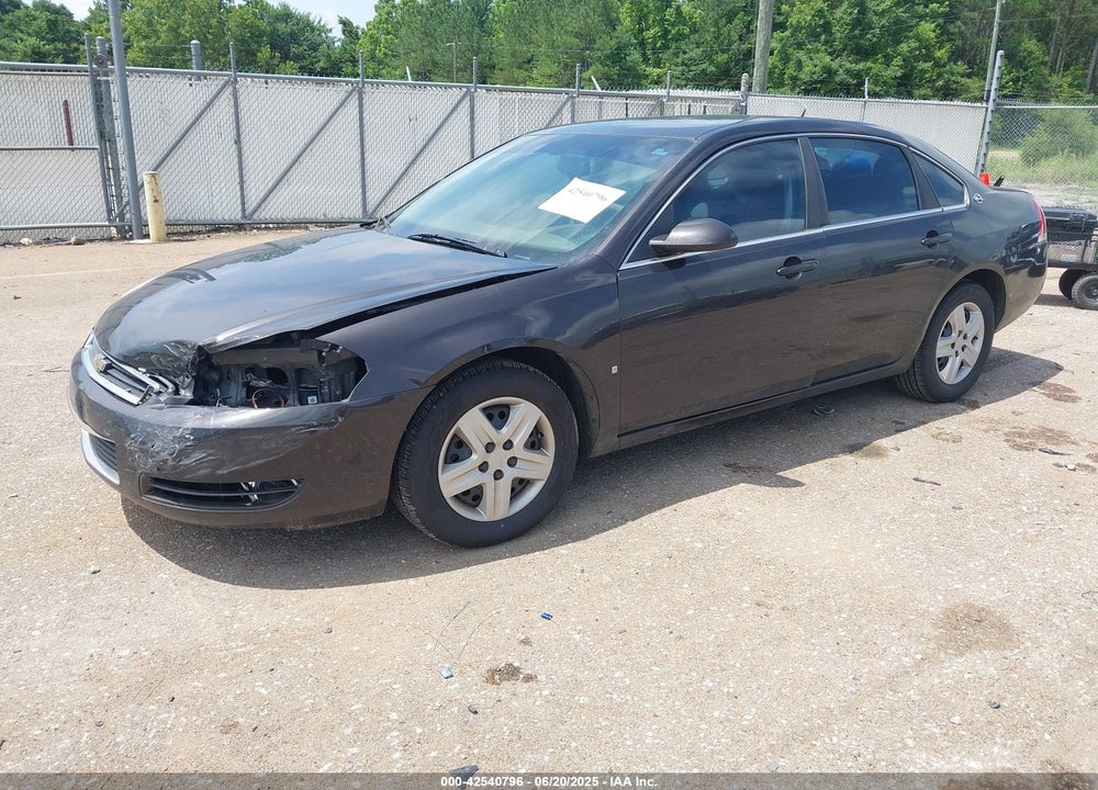 2008 CHEVROLET IMPALA LS VIN: 2G1WB58K581376547
