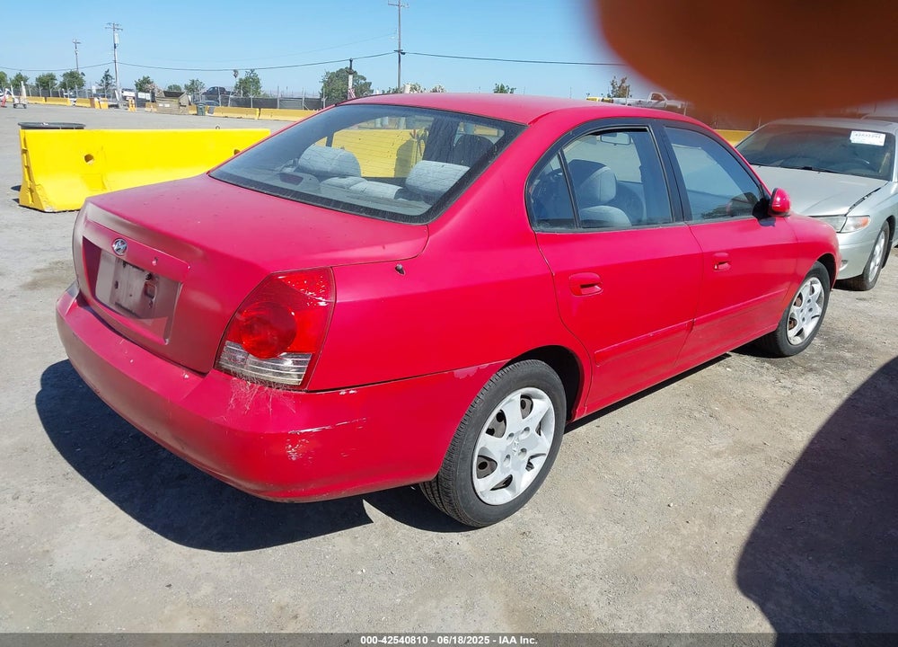 2004 HYUNDAI ELANTRA GLS/GT VIN: KMHDN46D84U898894