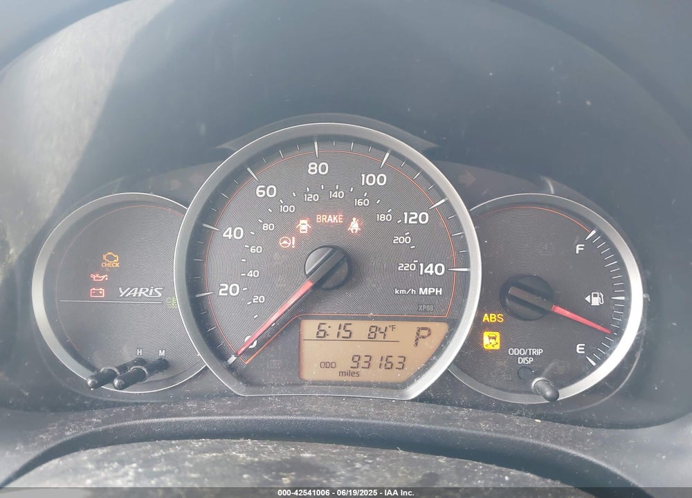 2012 TOYOTA YARIS VIN: JTDJTUD30CD500535