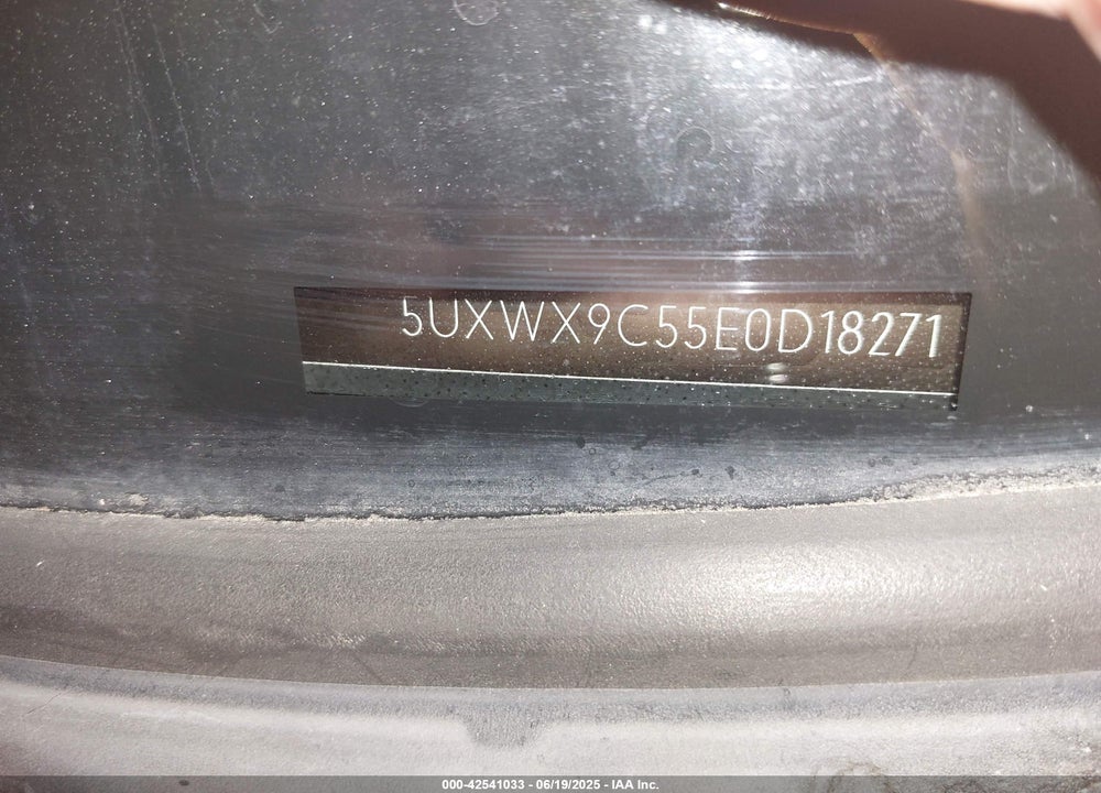 2014 BMW X3 VIN: 5UXWX9C55E0D18271