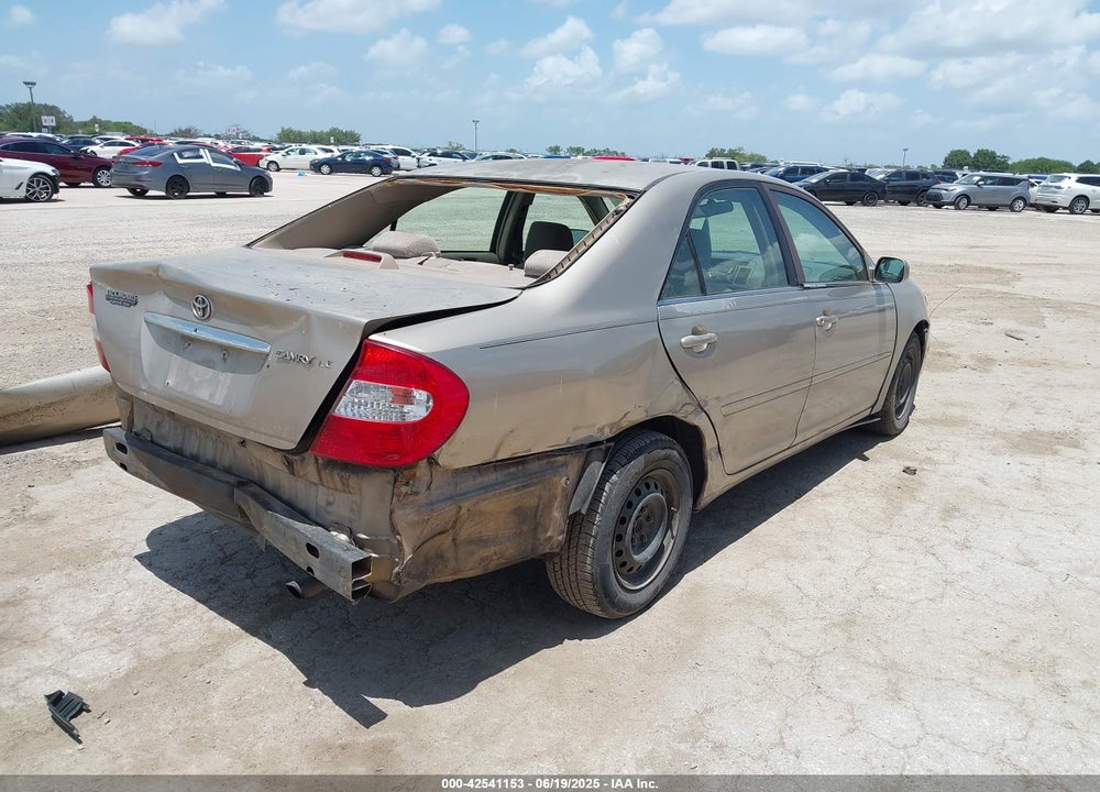 2003 TOYOTA CAMRY LE VIN: 4T1BE30K43U169864
