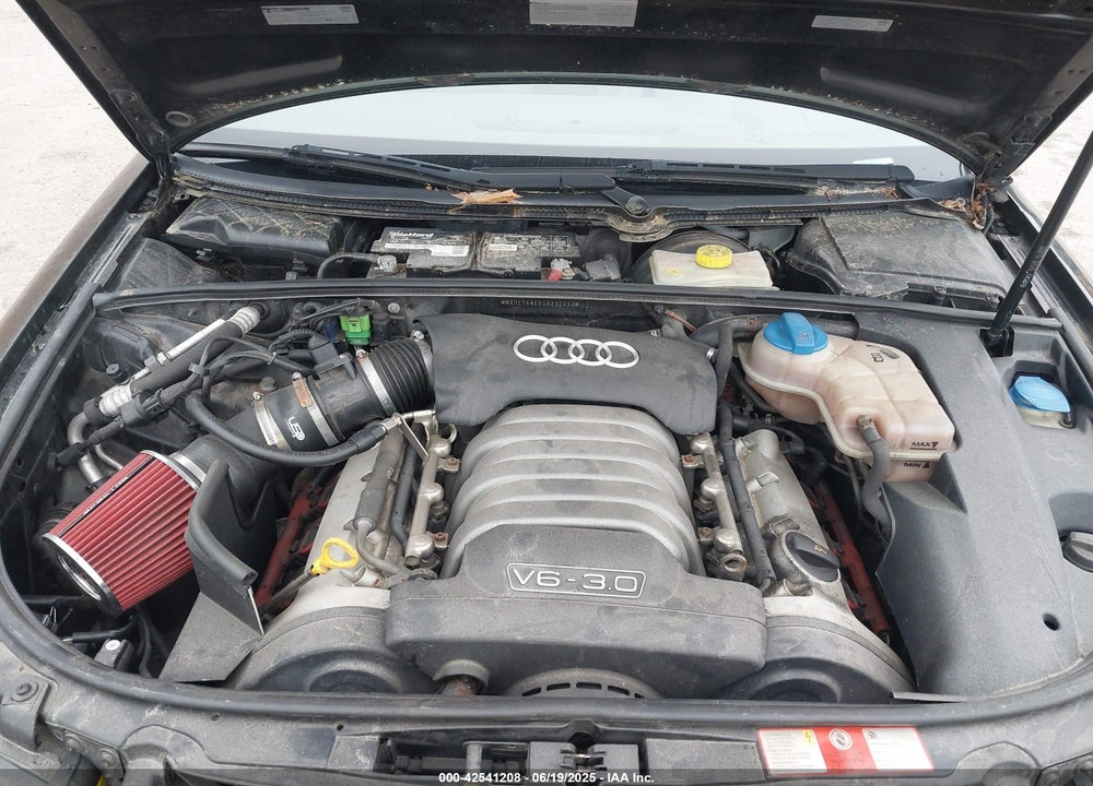 2004 AUDI A4 3.0 VIN: WAULT68EX4A233033