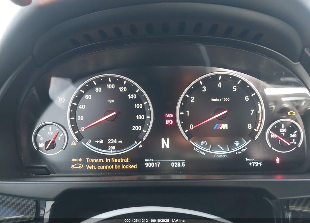 2017 BMW X5 M VIN: 5YMKT6C33H0X20839