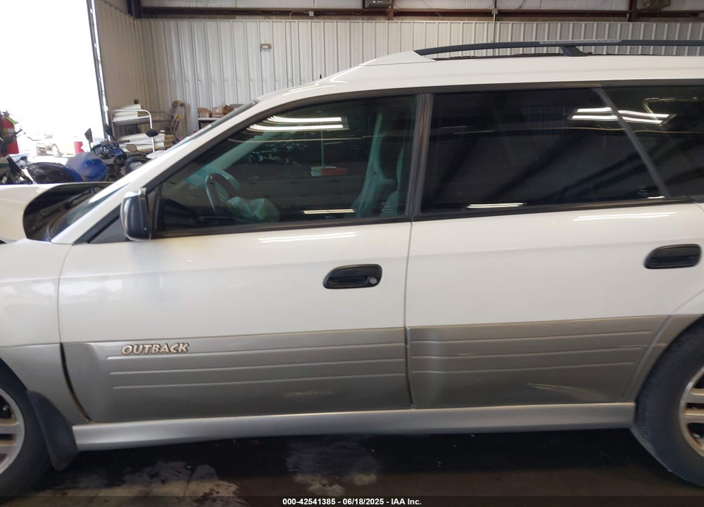 2003 SUBARU OUTBACK VIN: 4S3BH675637607358