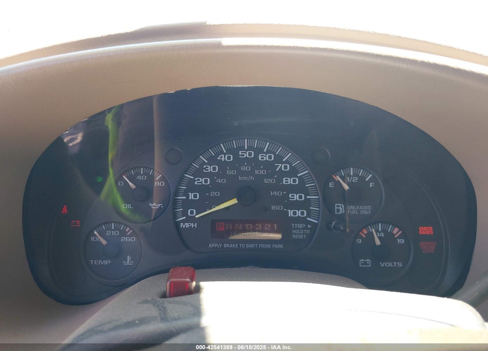 1998 CHEVROLET ASTRO UPFITTER PKG. VIN: 1GBEL19WXWB145686