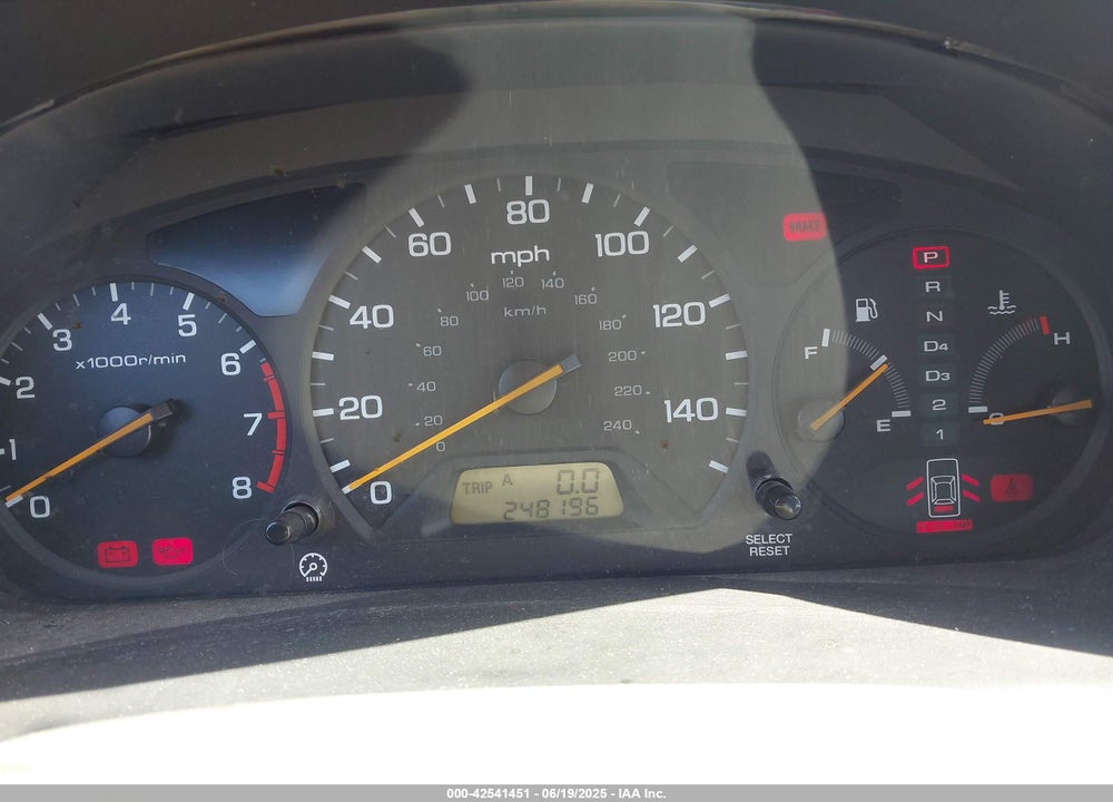 1999 HONDA ACCORD VIN: 1HGCG1657XA006322