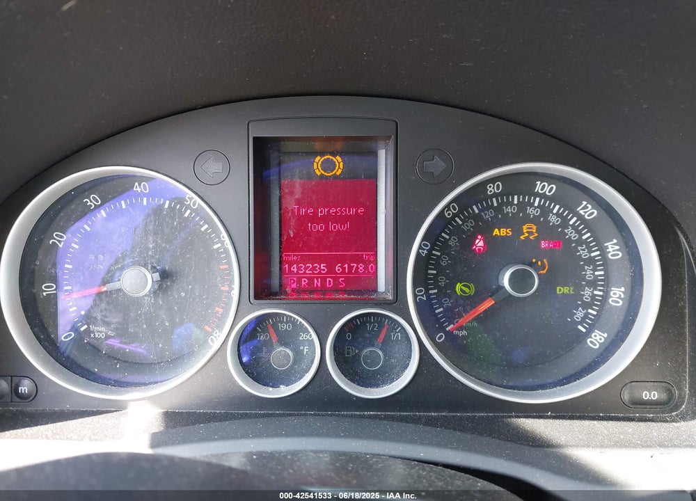 2009 VOLKSWAGEN GTI VIN: WVWHV71K19W059503