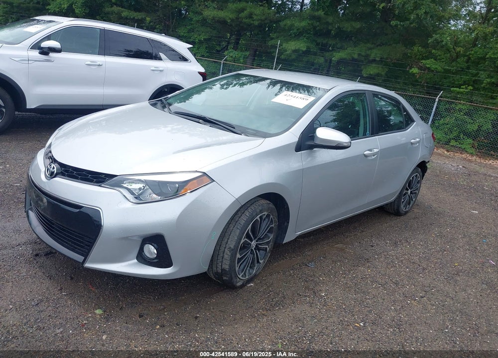 2016 TOYOTA COROLLA VIN: 5YFBURHE2GP540001