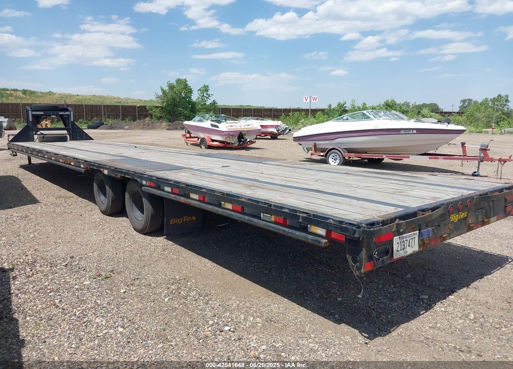 2022 BIG TEX TRAILER CO INC GOOSENECK TRAILER VIN: 16V3F4826N6139289