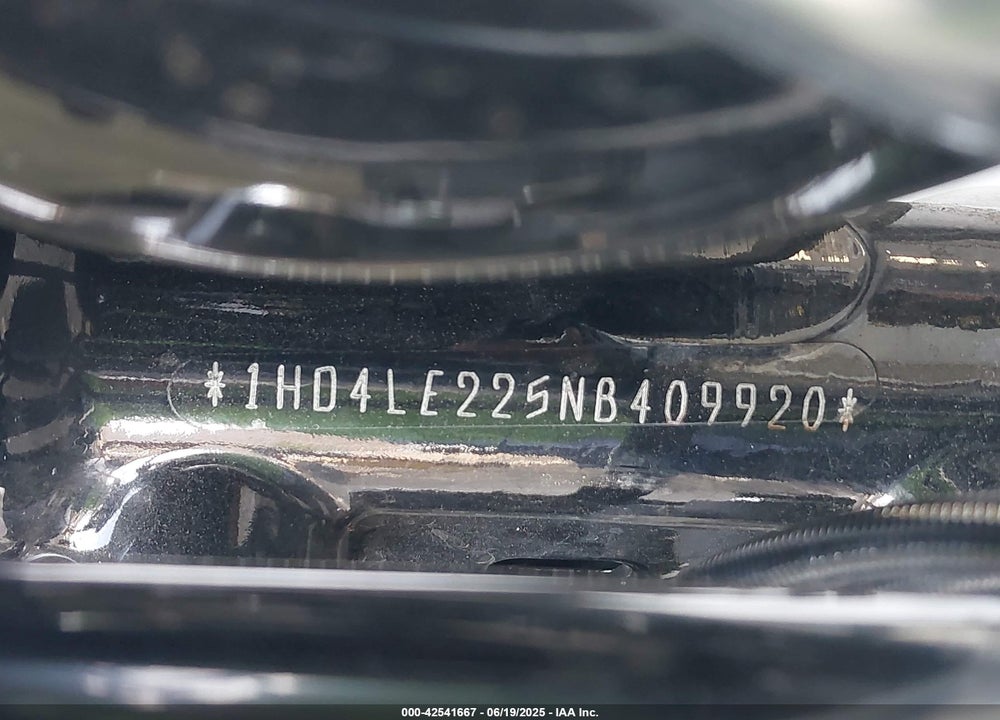 2022 HARLEY-DAVIDSON IRON 883 XL (CV) VIN: 1HD4LE225NB409920