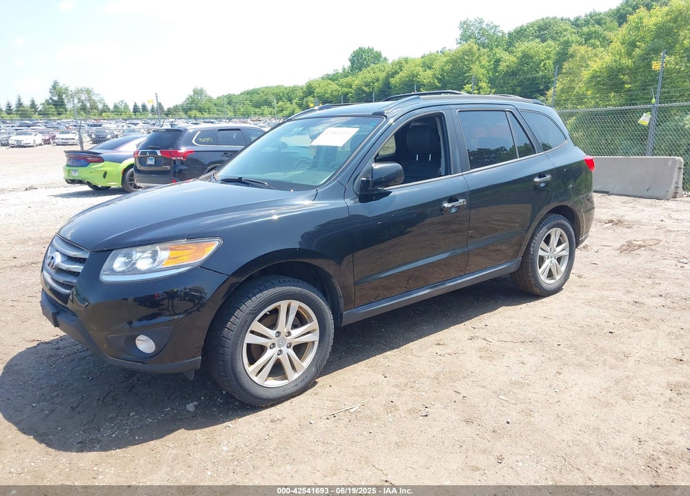 2012 HYUNDAI SANTA FE LIMITED VIN: 5XYZK3AB8CG167675
