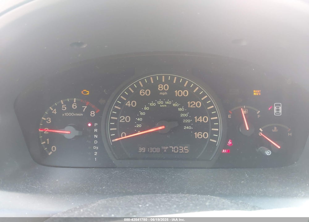 2004 HONDA ACCORD 2.4 EX VIN: 1HGCM56834A073408