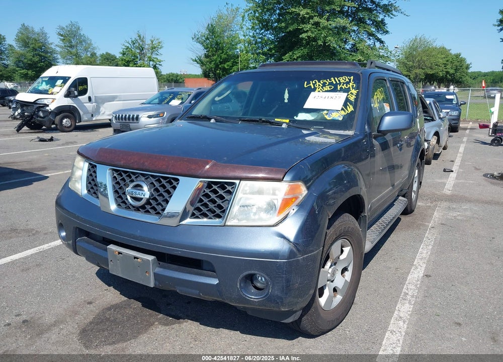 2005 NISSAN PATHFINDER SE VIN: 5N1AR18W55C778885