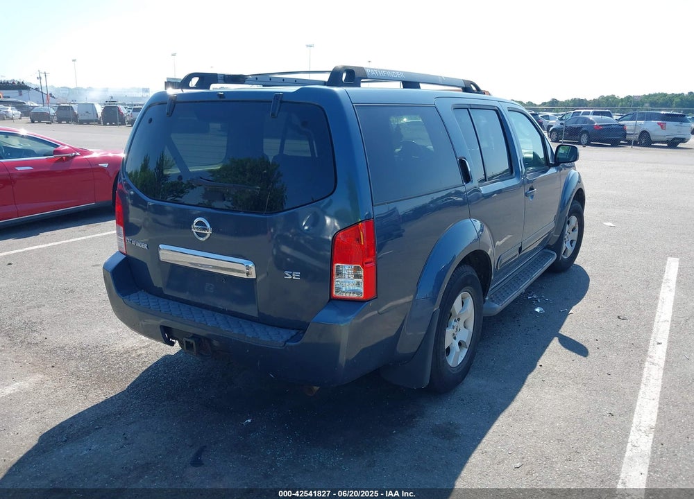 2005 NISSAN PATHFINDER SE VIN: 5N1AR18W55C778885