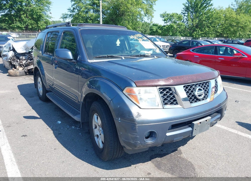 2005 NISSAN PATHFINDER SE VIN: 5N1AR18W55C778885