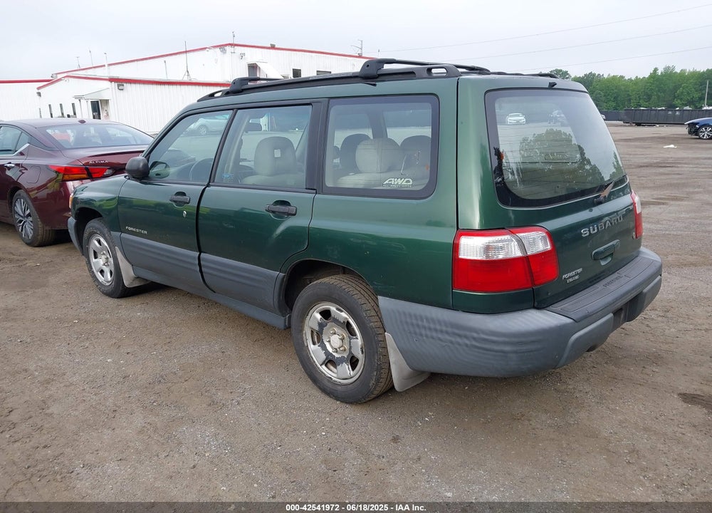 2002 SUBARU FORESTER L VIN: JF1SF63502H745472