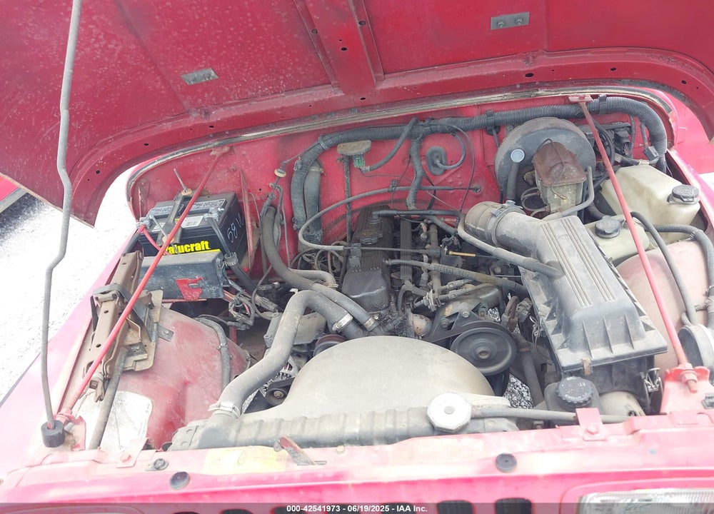 1991 JEEP WRANGLER / YJ S VIN: 2J4FY19P7MJ132895