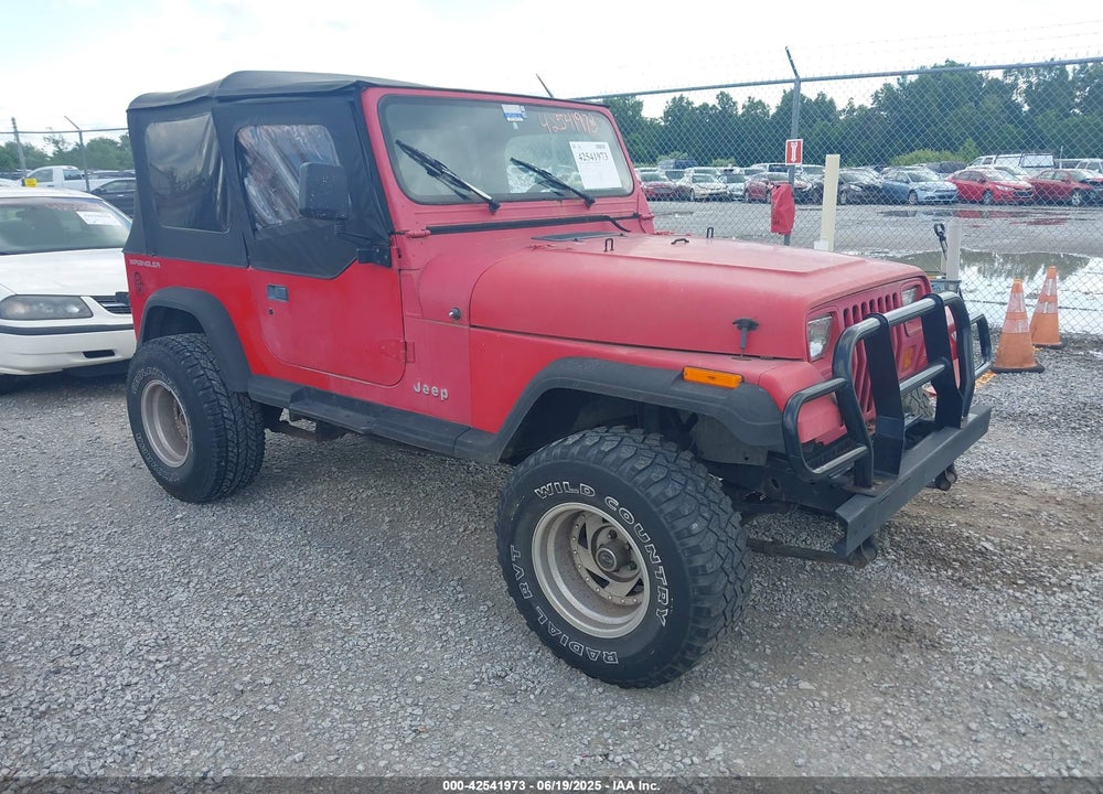1991 JEEP WRANGLER / YJ S VIN: 2J4FY19P7MJ132895