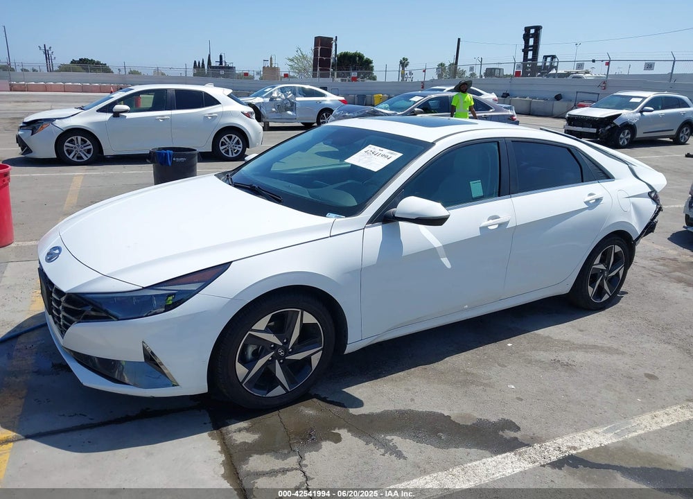 2021 HYUNDAI ELANTRA HYBRID VIN: KMHLN4AJ2MU003862