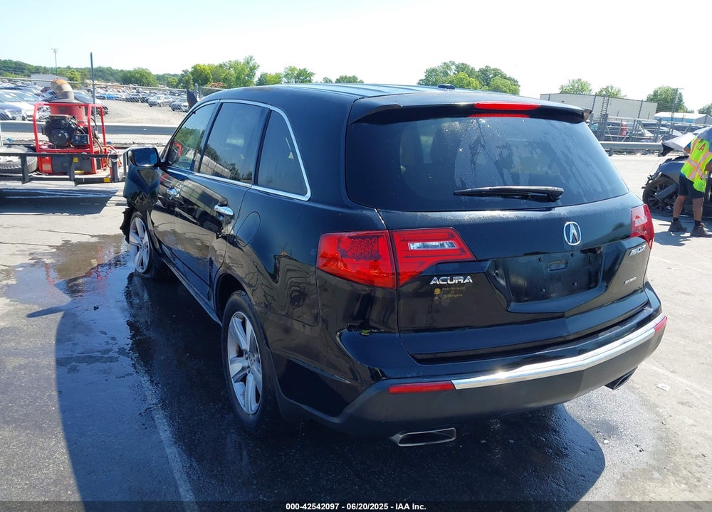 2012 ACURA MDX VIN: 2HNYD2H25CH502313