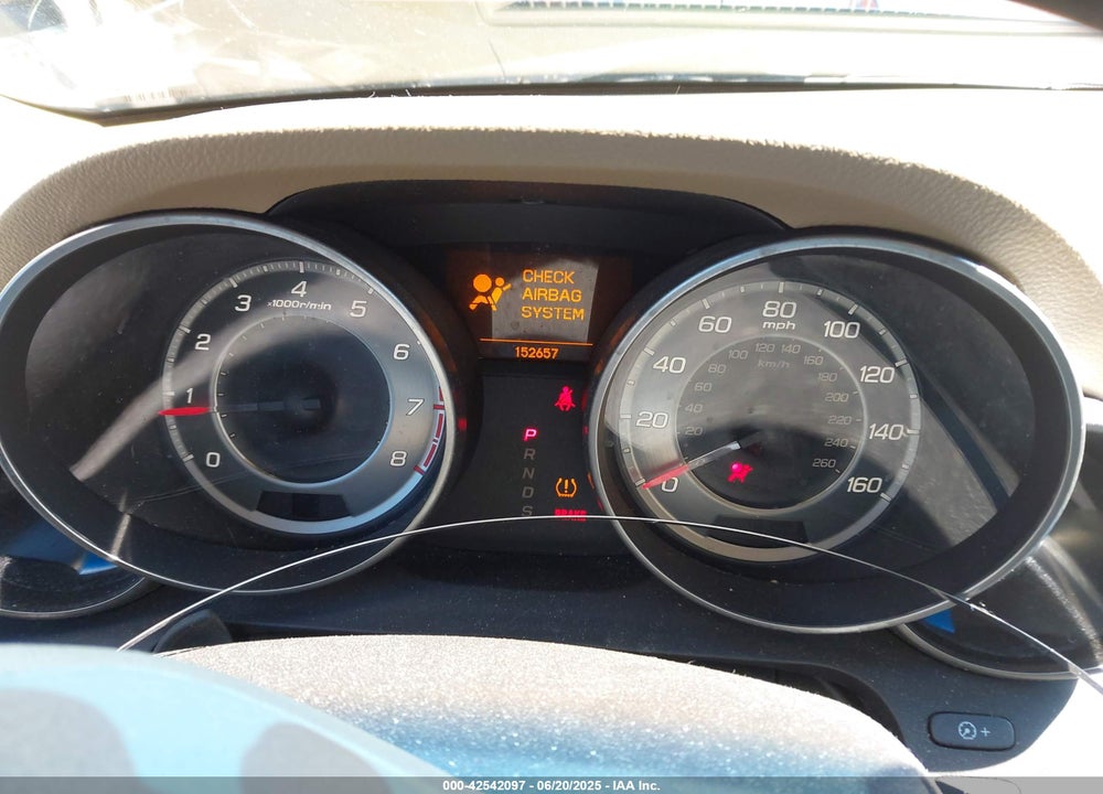 2012 ACURA MDX VIN: 2HNYD2H25CH502313