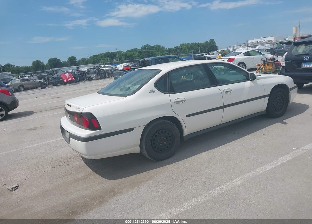 2005 CHEVROLET IMPALA VIN: 2G1WF52E159188855