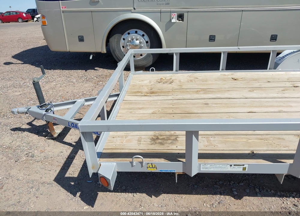 2019 LOAD TRAIL 77X12 UTILITY TRAILE VIN: 4ZESA1219K1176054