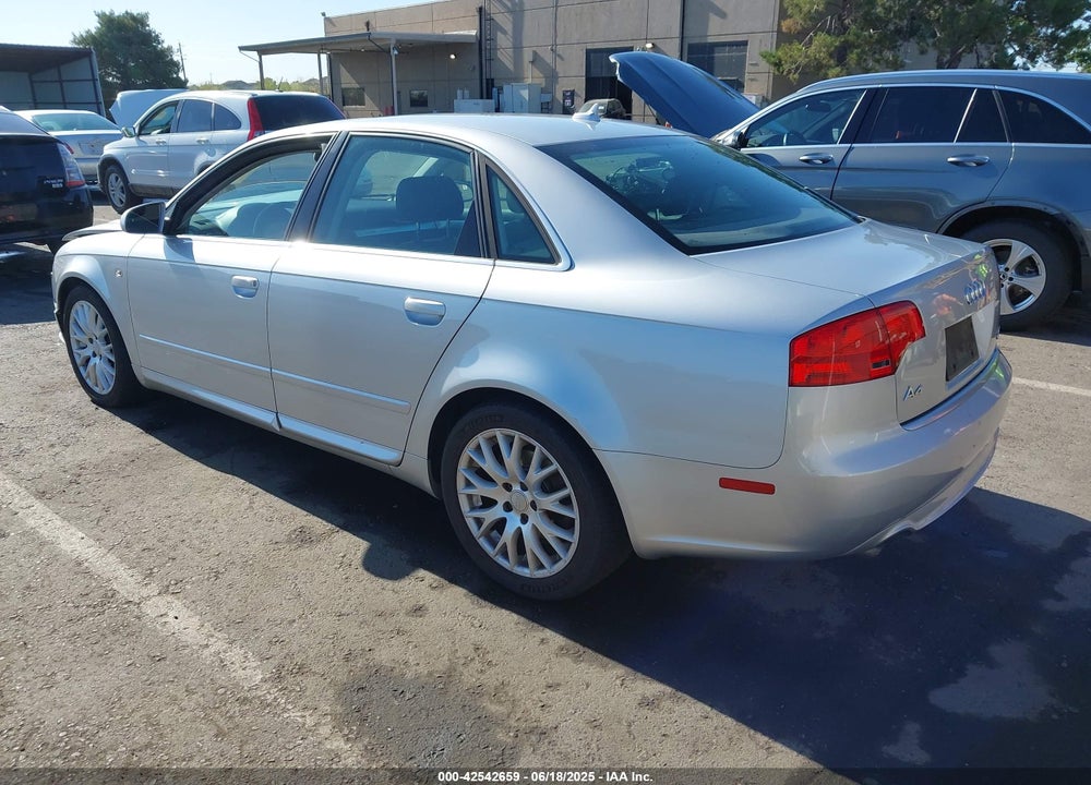 2008 AUDI A4 VIN: WAUDF78EX8A140522