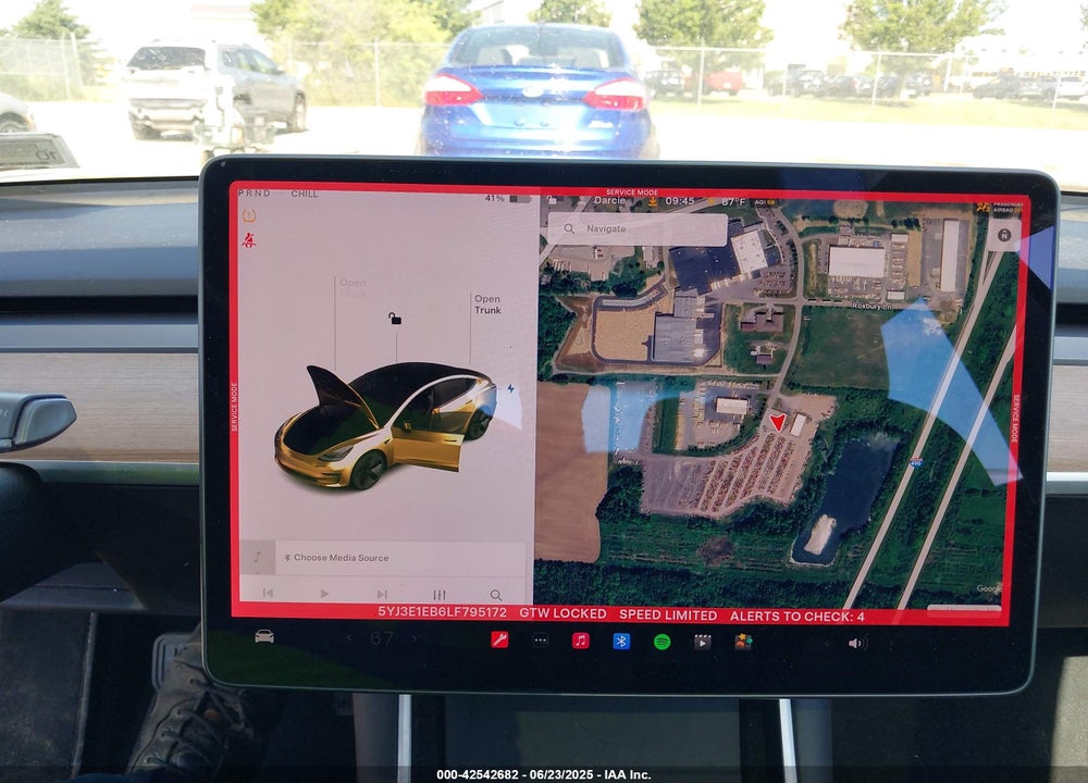 2020 TESLA MODEL 3 LONG RANGE DUAL MOTOR ALL-WHEEL DRIVE VIN: 5YJ3E1EB6LF795172
