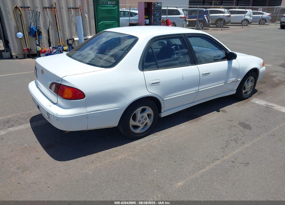 2000 TOYOTA COROLLA LE VIN: 1NXBR12E2YZ398261