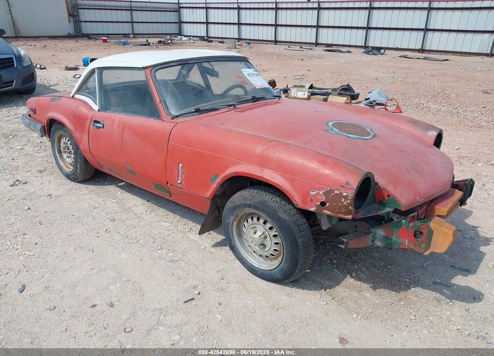 1979 TRIUMPH SPITFIRE VIN: FM98597Y0