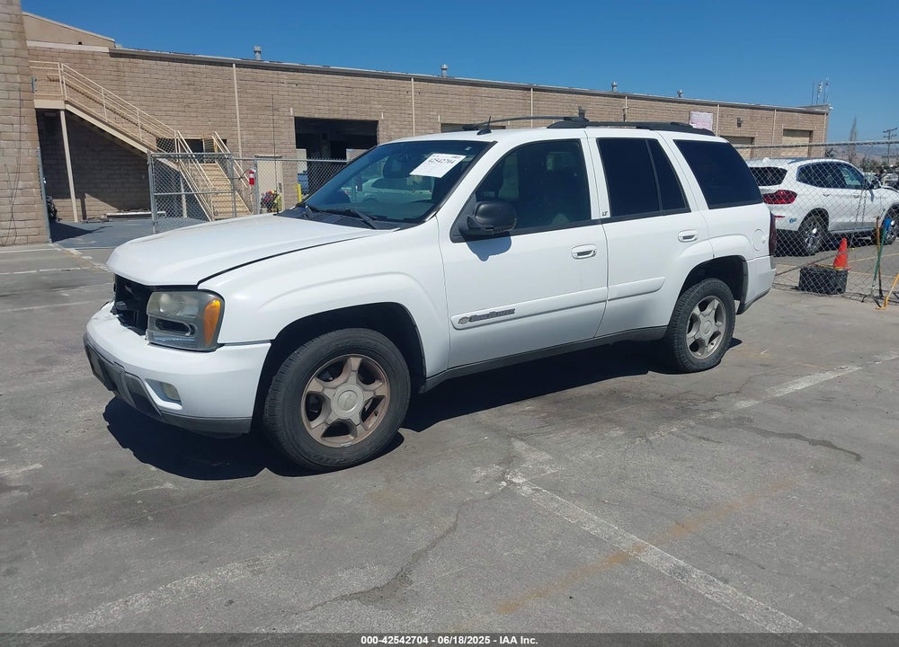 2004 CHEVROLET TRAILBLAZER LT VIN: 1GNDS13S542172315