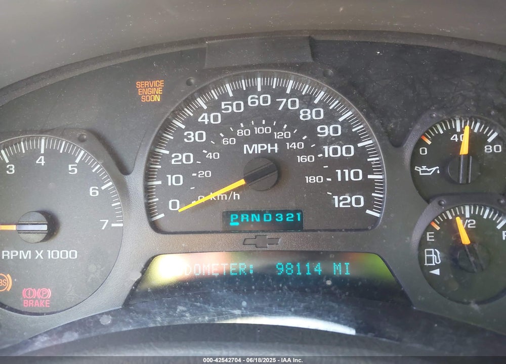 2004 CHEVROLET TRAILBLAZER LT VIN: 1GNDS13S542172315