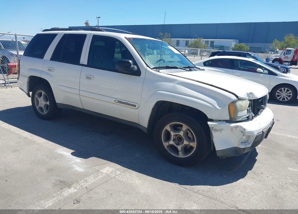 2004 CHEVROLET TRAILBLAZER LT VIN: 1GNDS13S542172315