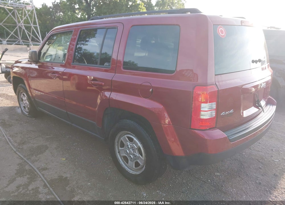 2016 JEEP PATRIOT VIN: 1C4NJRBB2GD691962