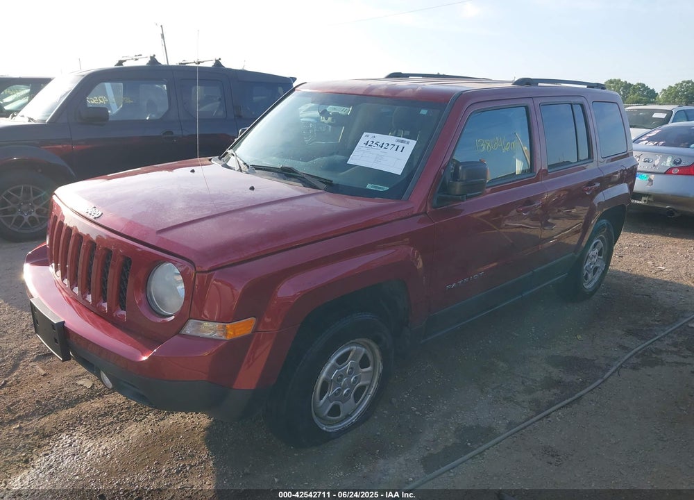 2016 JEEP PATRIOT VIN: 1C4NJRBB2GD691962