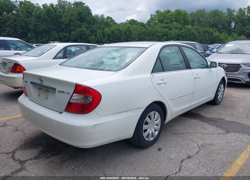 2002 TOYOTA CAMRY LE VIN: 4T1BE32K92U047903