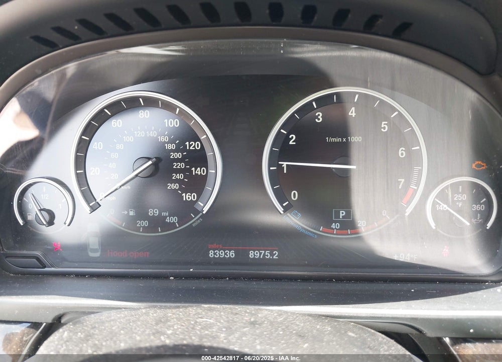 2014 BMW 5 SERIES VIN: WBA5A5C59ED512246