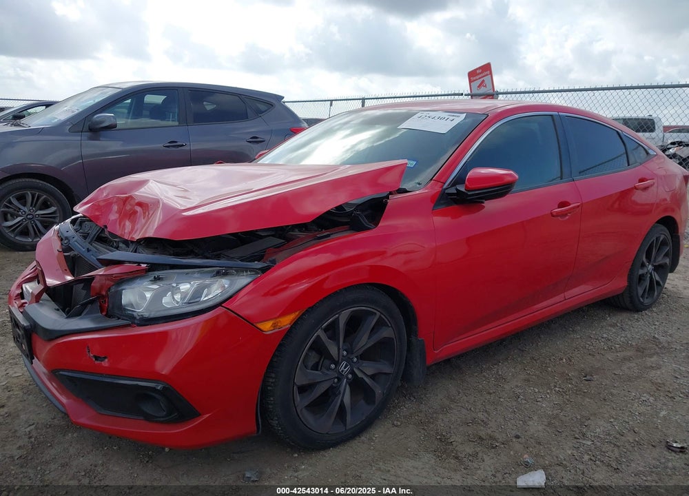 2019 HONDA CIVIC VIN: 2HGFC2F87KH535451