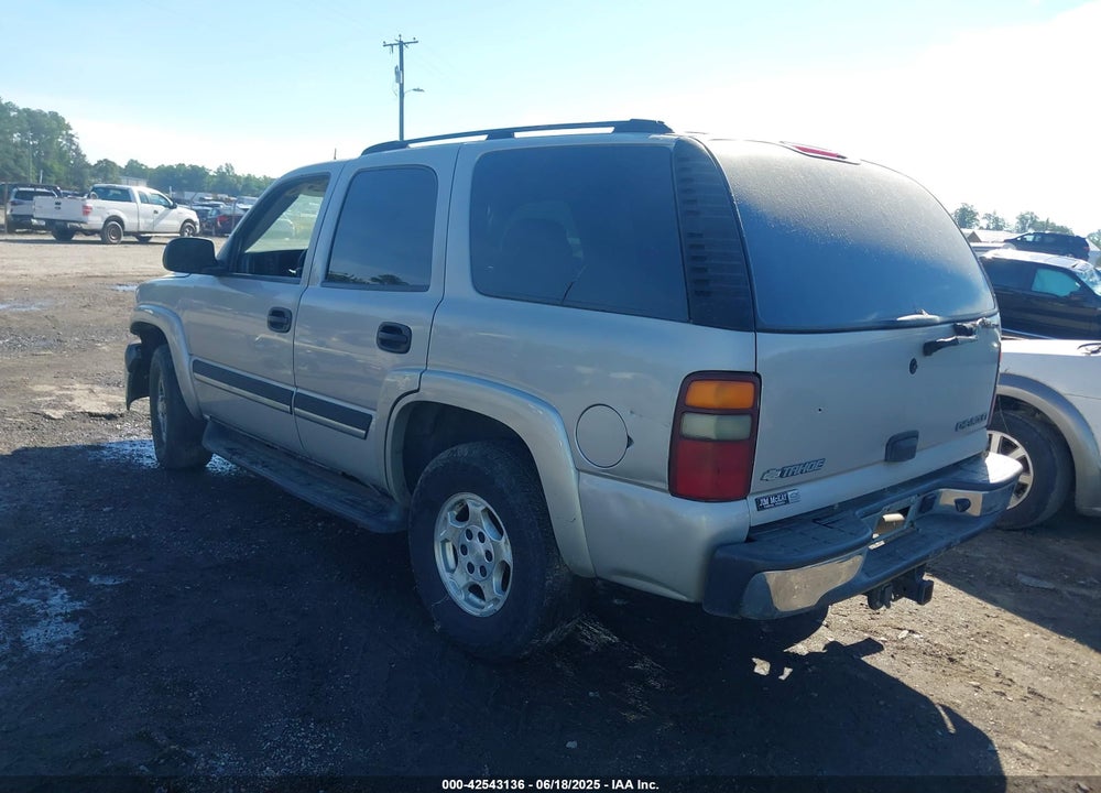 2005 CHEVROLET TAHOE LS VIN: 1GNEK13V25J174805