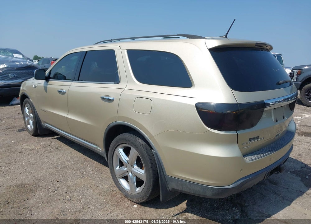 2011 DODGE DURANGO VIN: 1D4RE5GG9BC667775