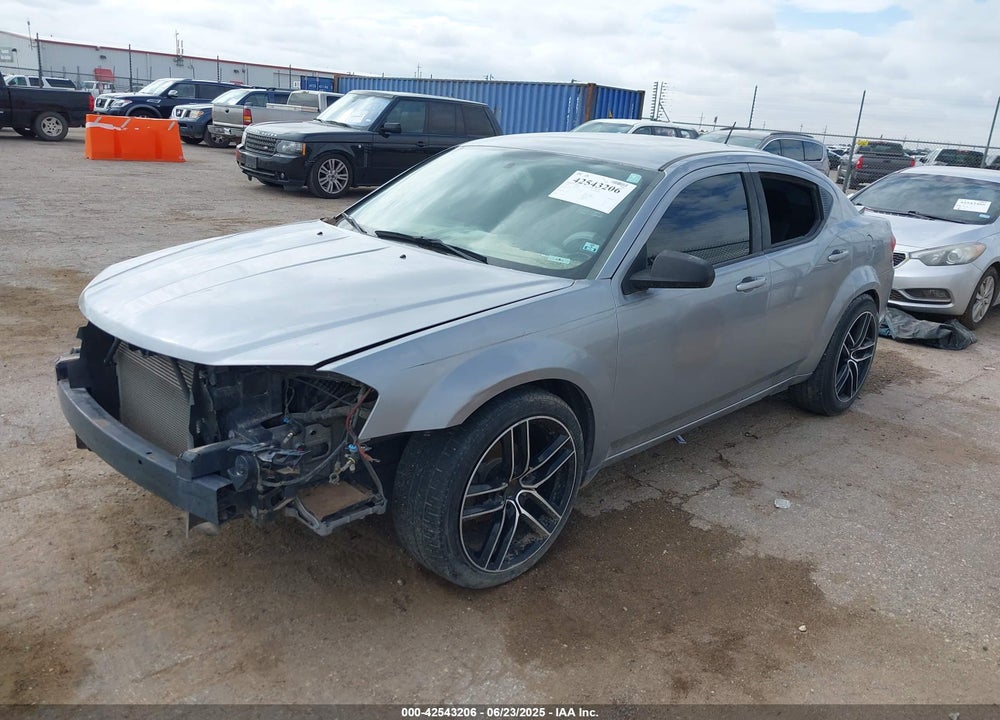 2014 DODGE AVENGER VIN: 1C3CDZAB2EN187522