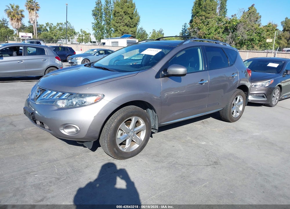 2010 NISSAN MURANO SL VIN: JN8AZ1MW3AW127956