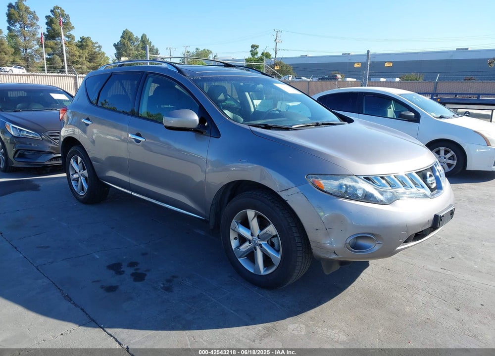 2010 NISSAN MURANO SL VIN: JN8AZ1MW3AW127956