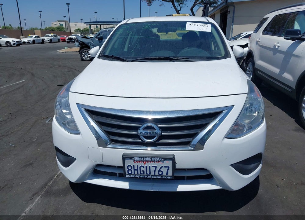 2019 NISSAN VERSA 1.6 S+ VIN: 3N1CN7APXKL801224