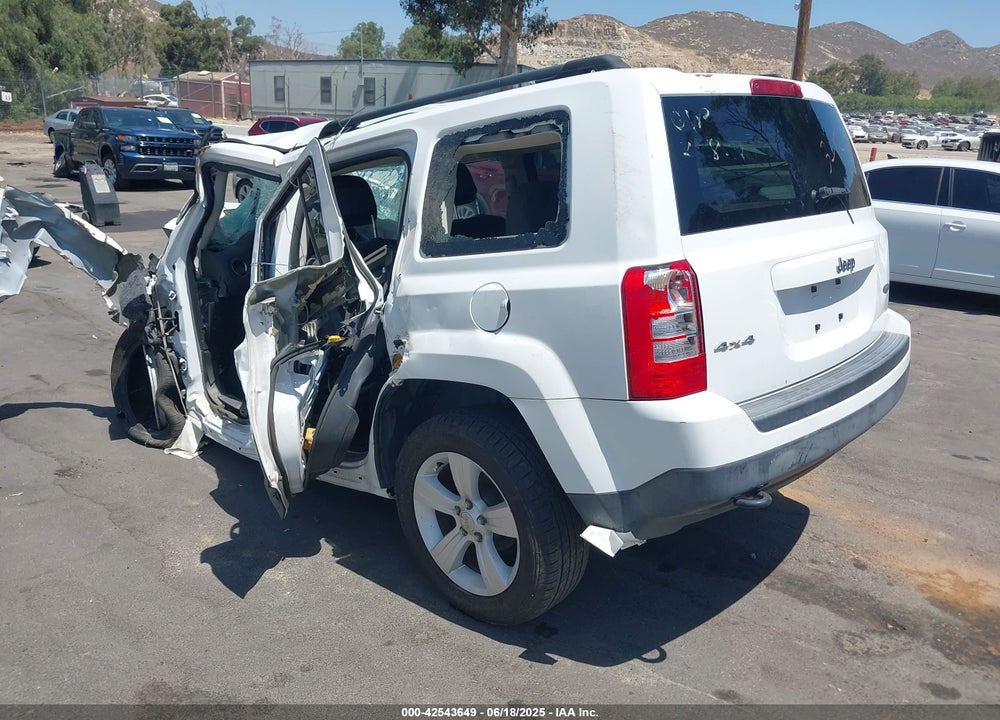 2014 JEEP PATRIOT LATITUDE VIN: 1C4NJRFB4ED549734