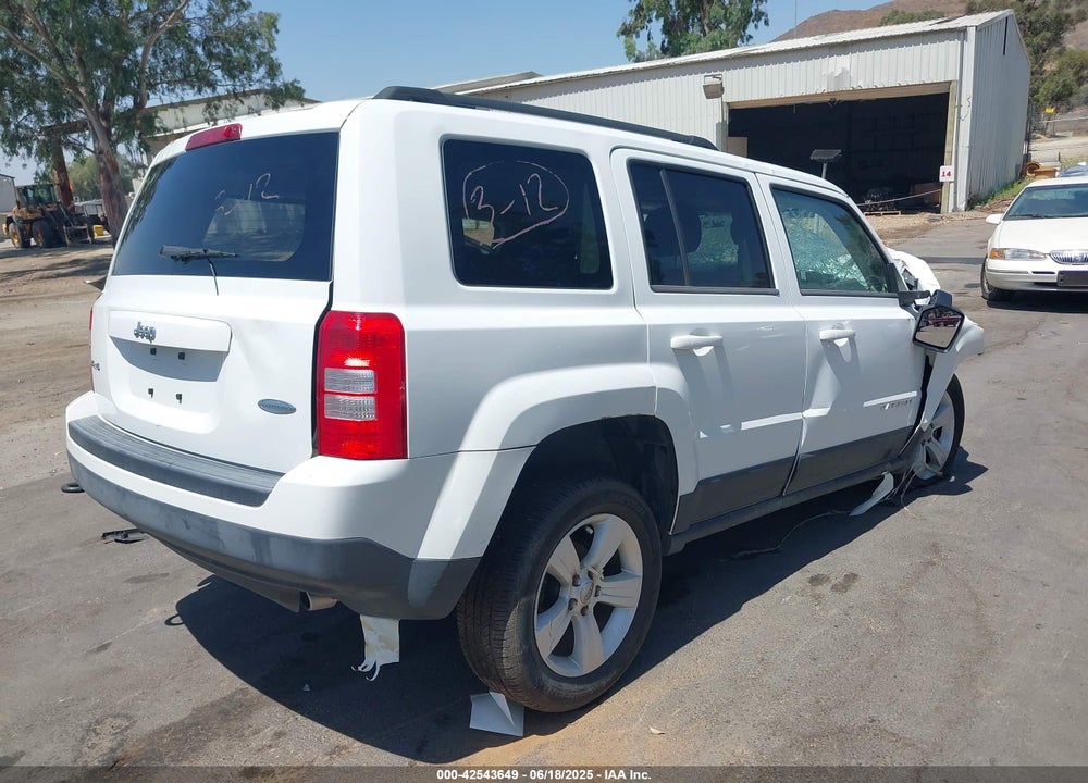 2014 JEEP PATRIOT LATITUDE VIN: 1C4NJRFB4ED549734