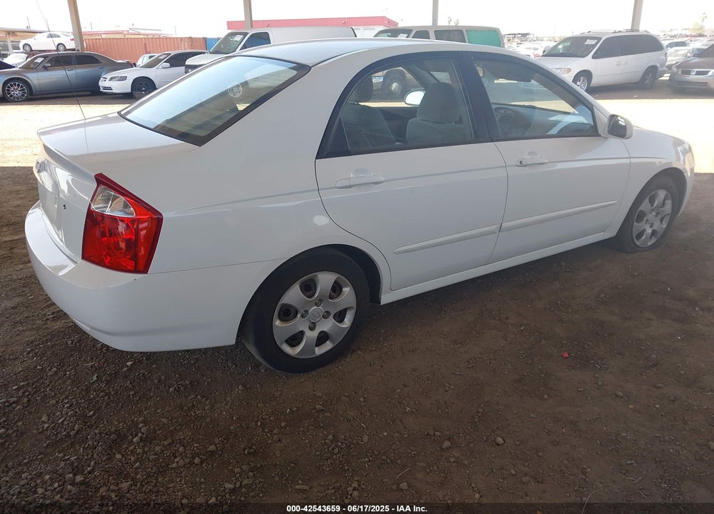 2006 KIA SPECTRA VIN: KNAFE122565292494