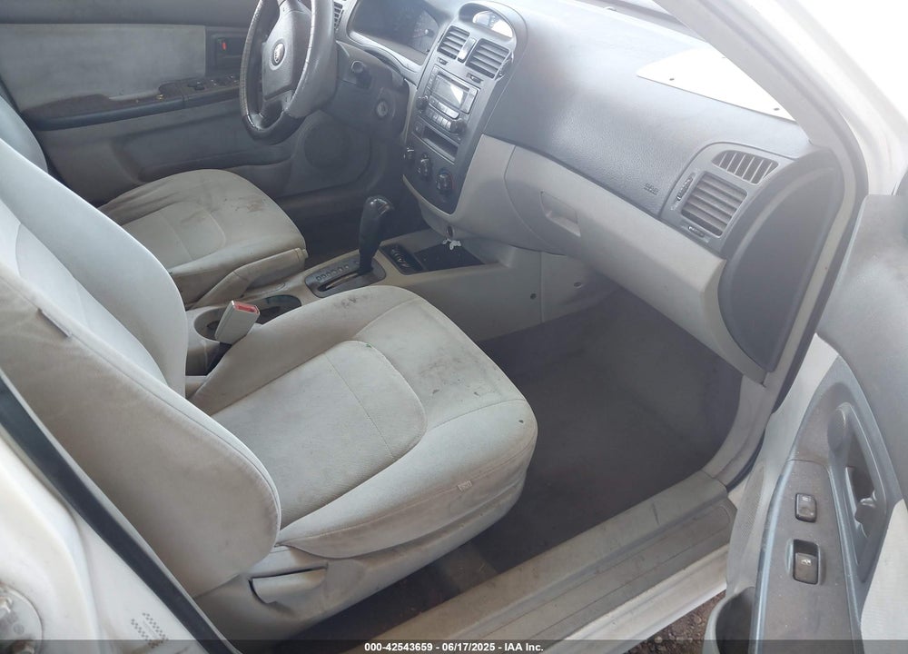 2006 KIA SPECTRA VIN: KNAFE122565292494