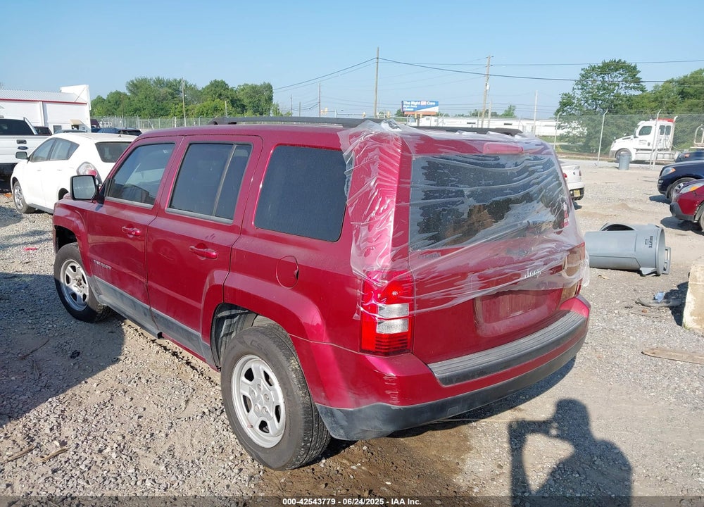 2013 JEEP PATRIOT VIN: 1C4NJPBAXDD186629